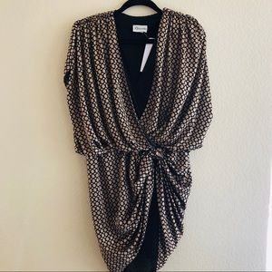 Vintage 70’s Gold Polka Dot Studio 54 Dress